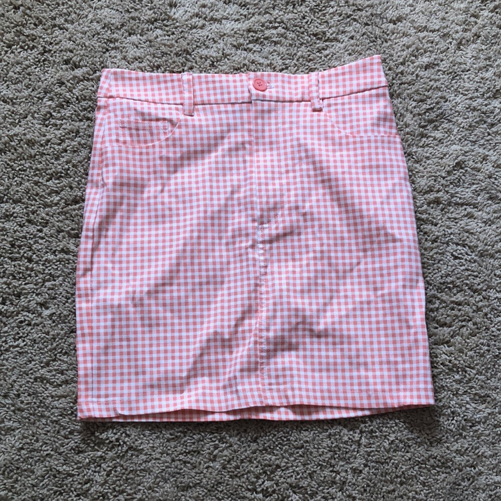 mini skirt gingham print